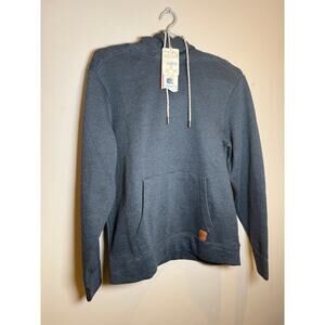 Laguna Beach Fleece Pullover Hoodie – Blue Stripe – Men’s L – NWT